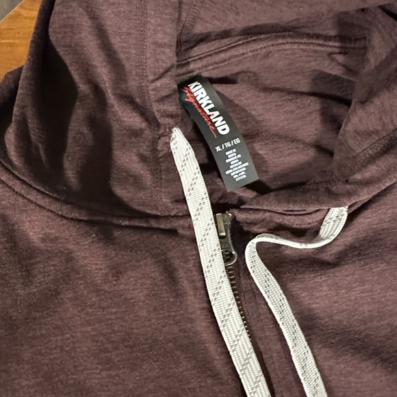 Kirkland Maroon Zip Hoodie and Matching Pants - Picture 2 of 6